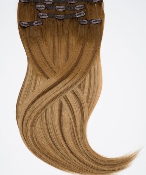 Hair human clips extension